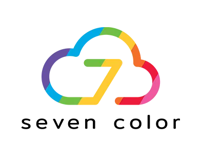 seven color logo
